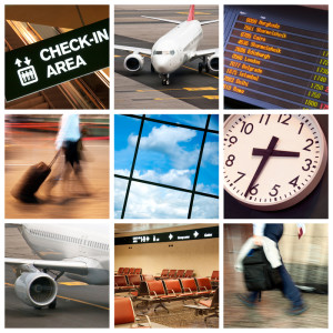 airport collage